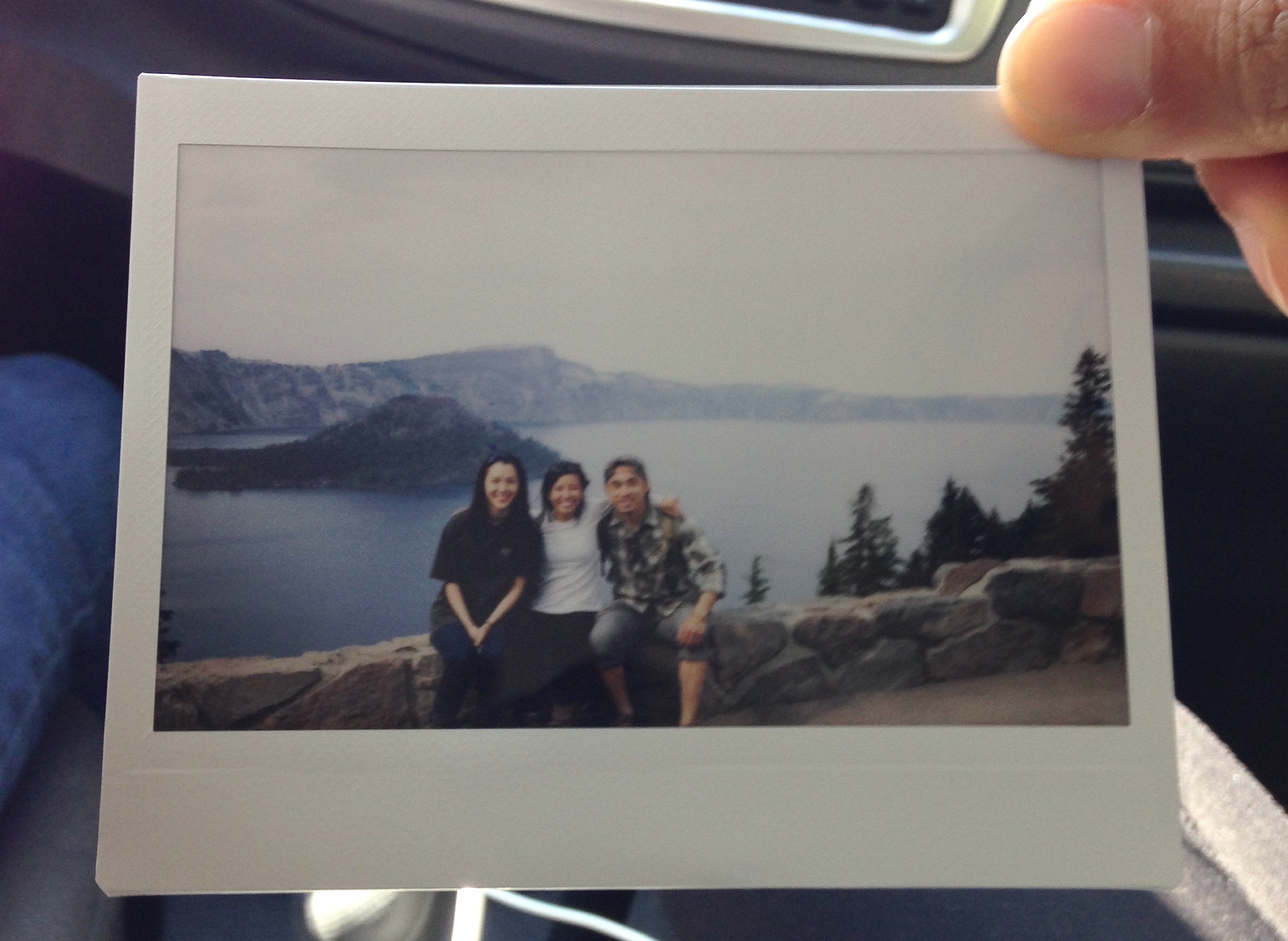 Alyson, Mai-Thi and me at Crater Lake