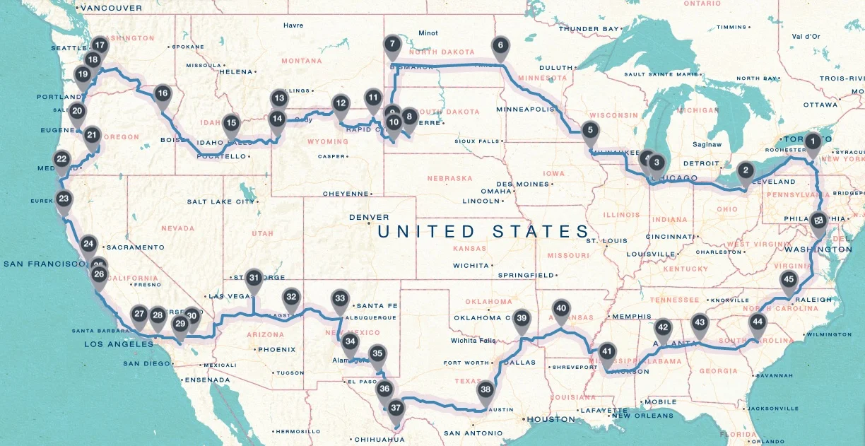 The route.