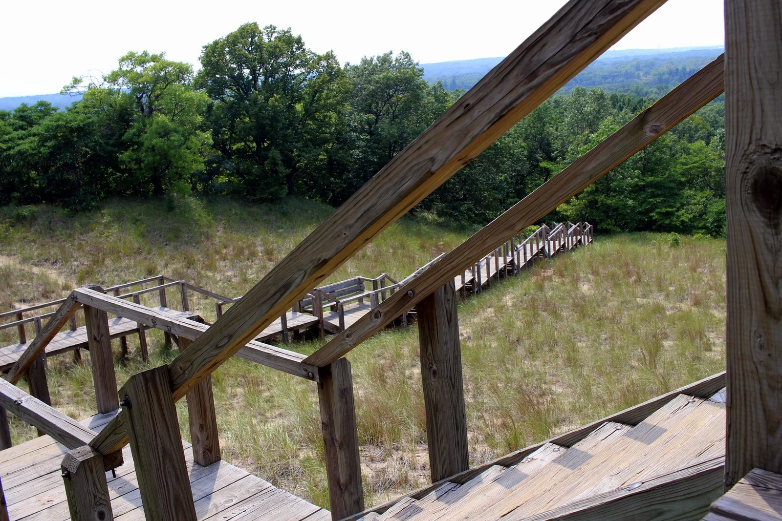 Sand-less stairway.