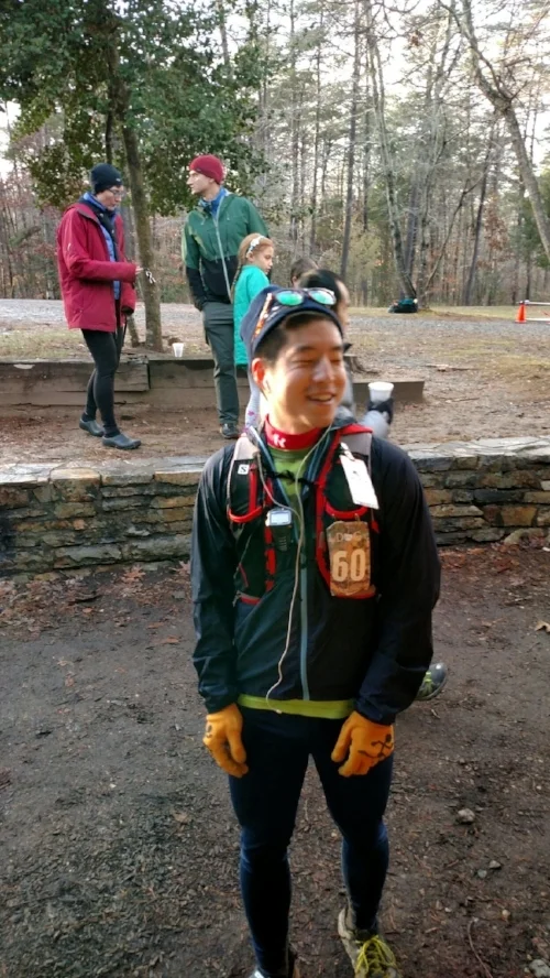 At mile 40, not really believing that I still had 60 miles to run.