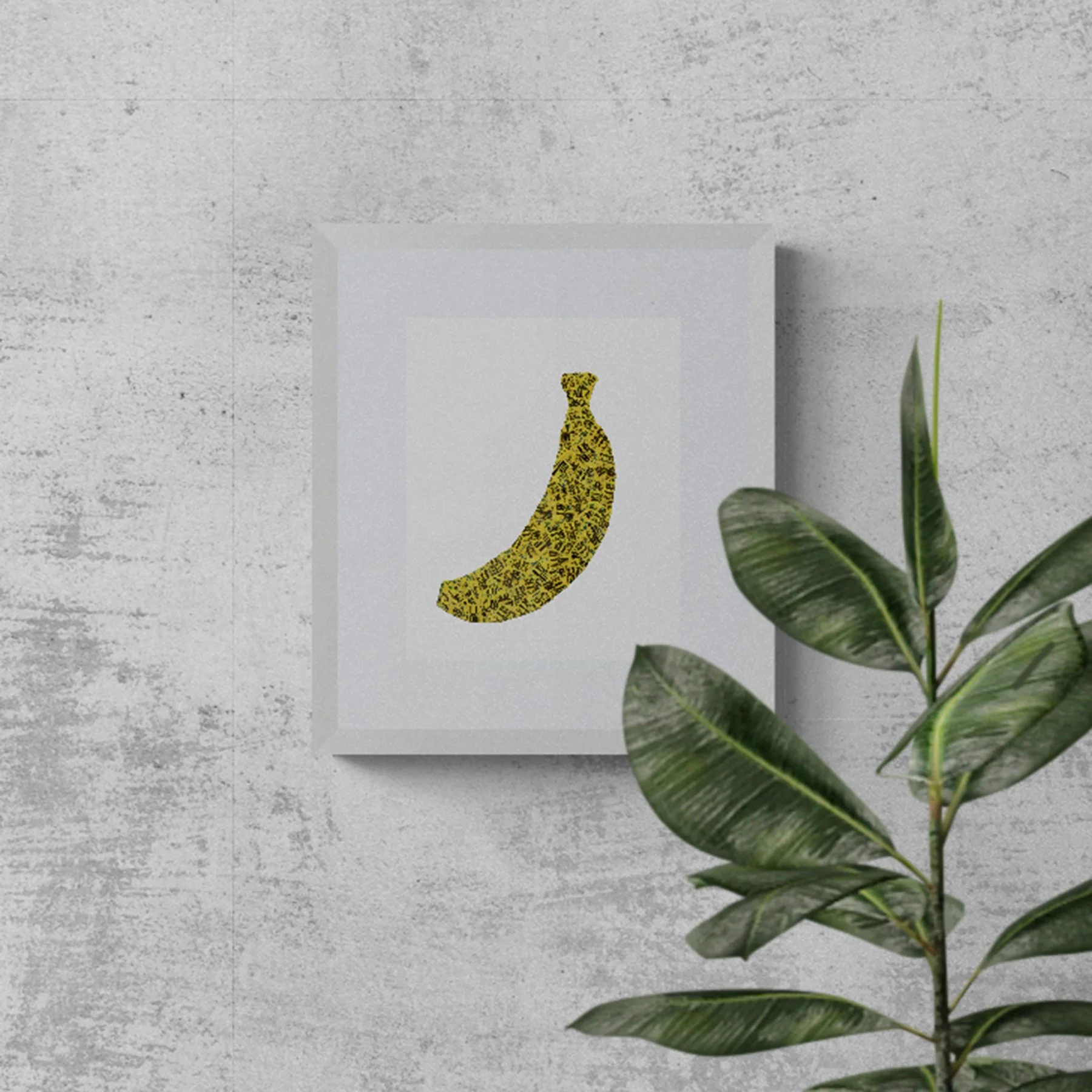 one banana on white on wall.jpg