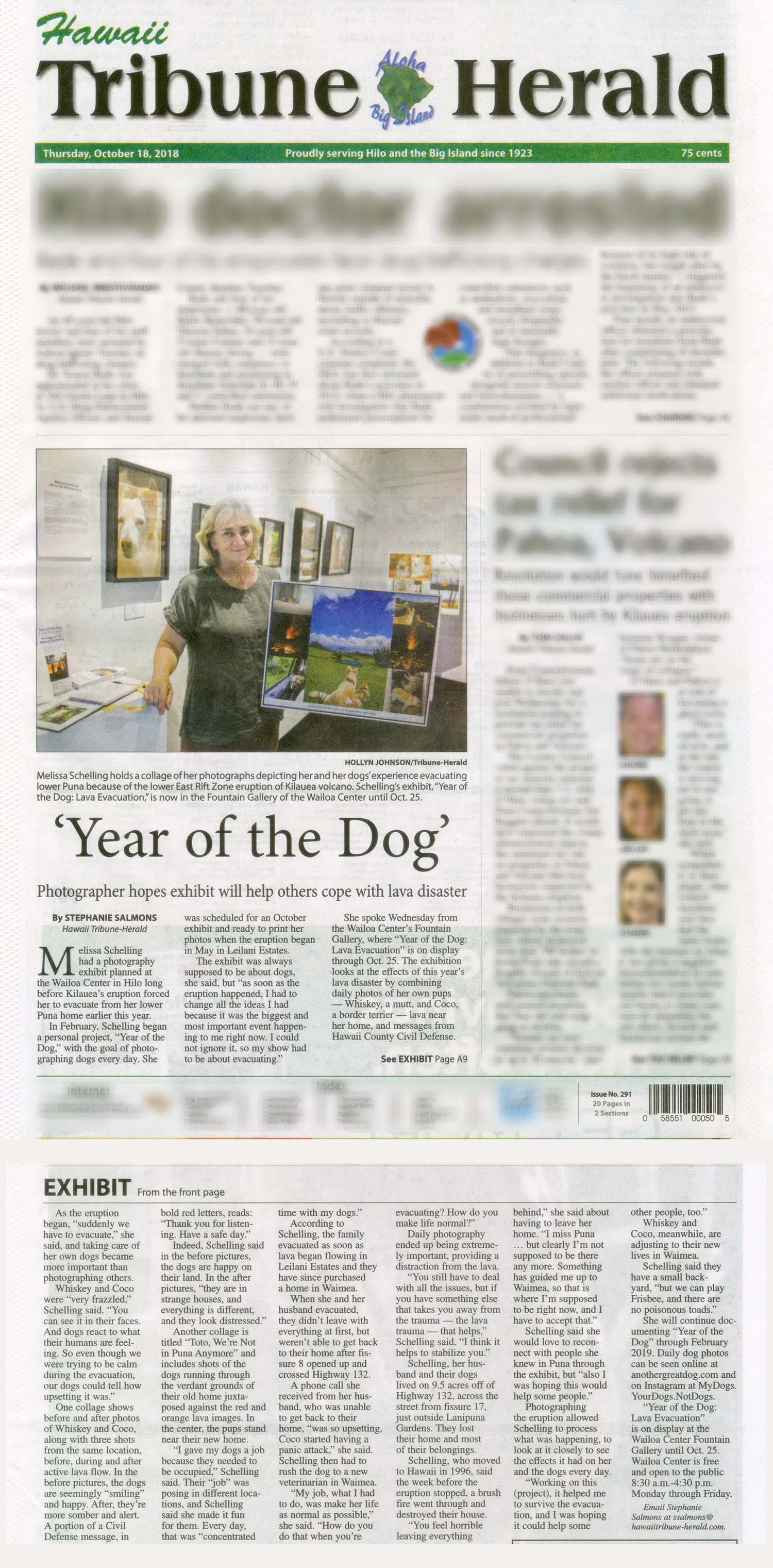 Front Page Article Hawaii Tribune Herald.jpg