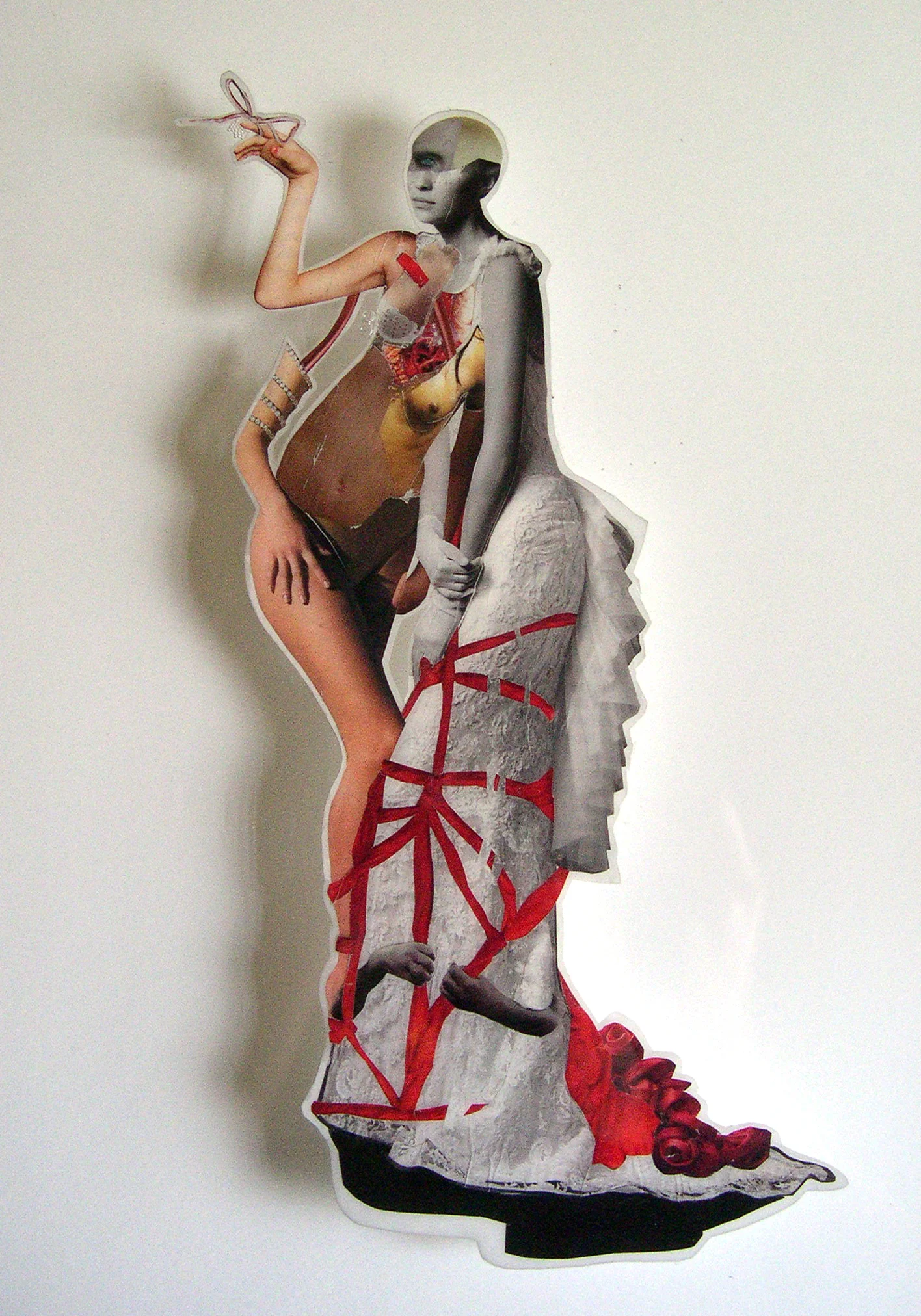 Commitment , 2008, Appropriated printed materials cast in plastic resin. 16 X 20”