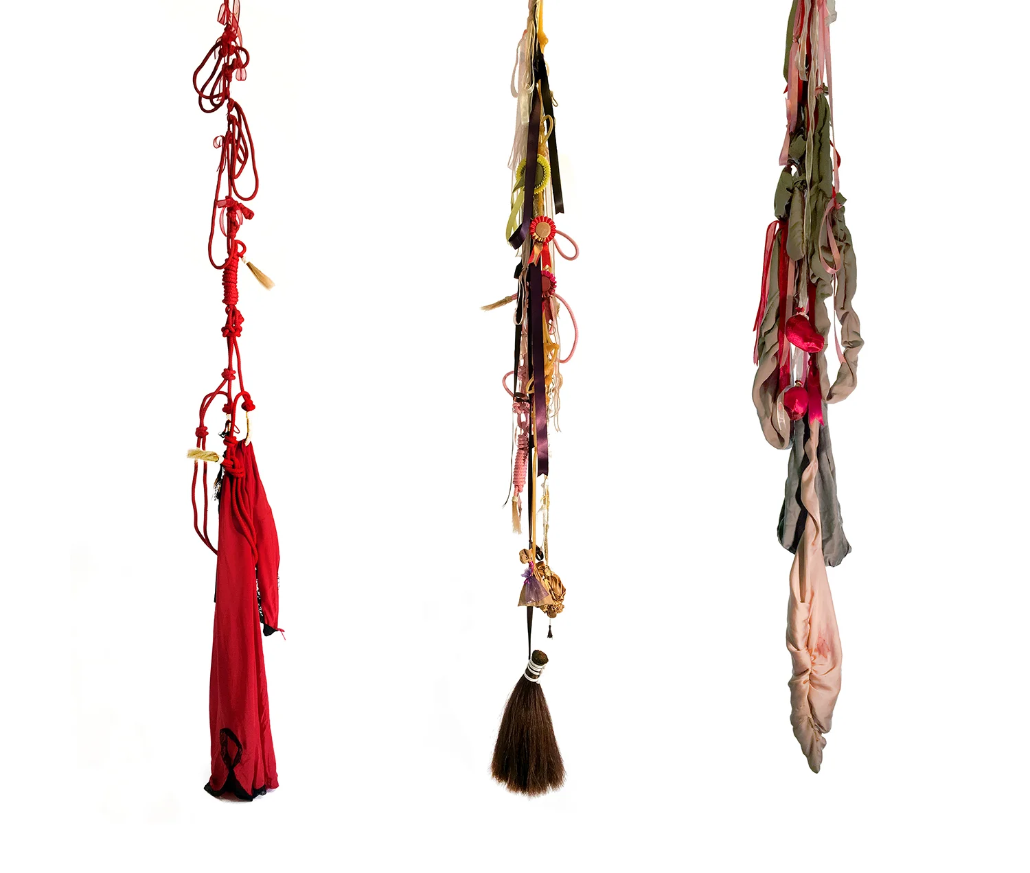 Three Hanging Sculptures, 2018 (Detail images and info follows)