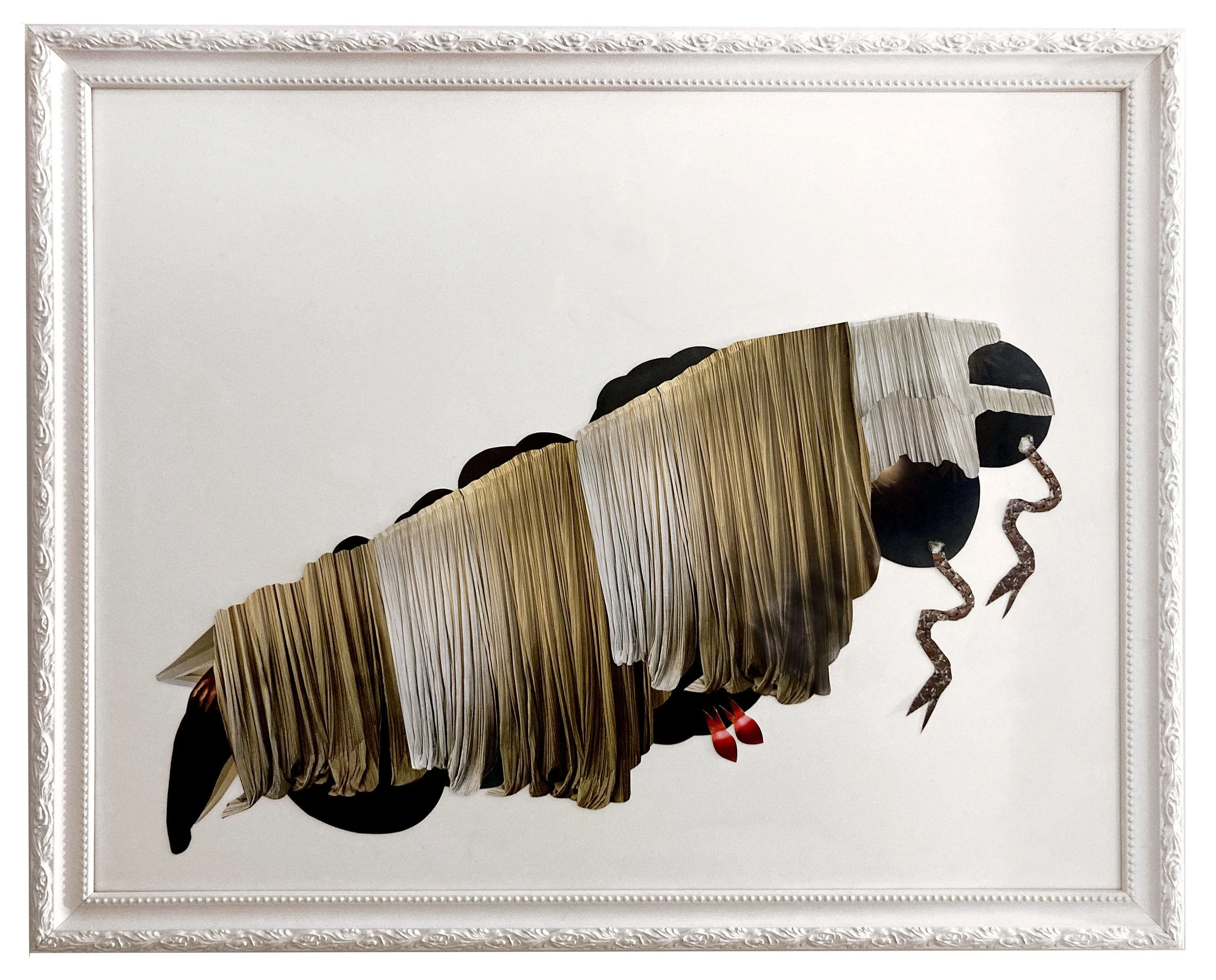   Pretty Pretty Pony 1,  2025, Hand cut and assembled photographs and found images, plexiglass, glue, varnish, 30.5x24.5” framed  