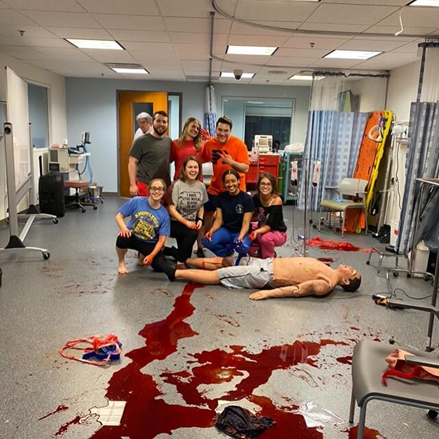 Amazing time helping out with the &ldquo;stop the bleed&rdquo; event tonight! Local high school students were taught the steps necessary to manage an acute critical bleed. They learned how to assess limb hemorrhages, apply direct pressure, apply a to