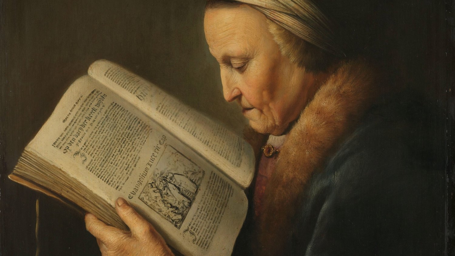 Gerard Dou, Reading Woman, c. 1631. Rijksmuseum, Amsterdam