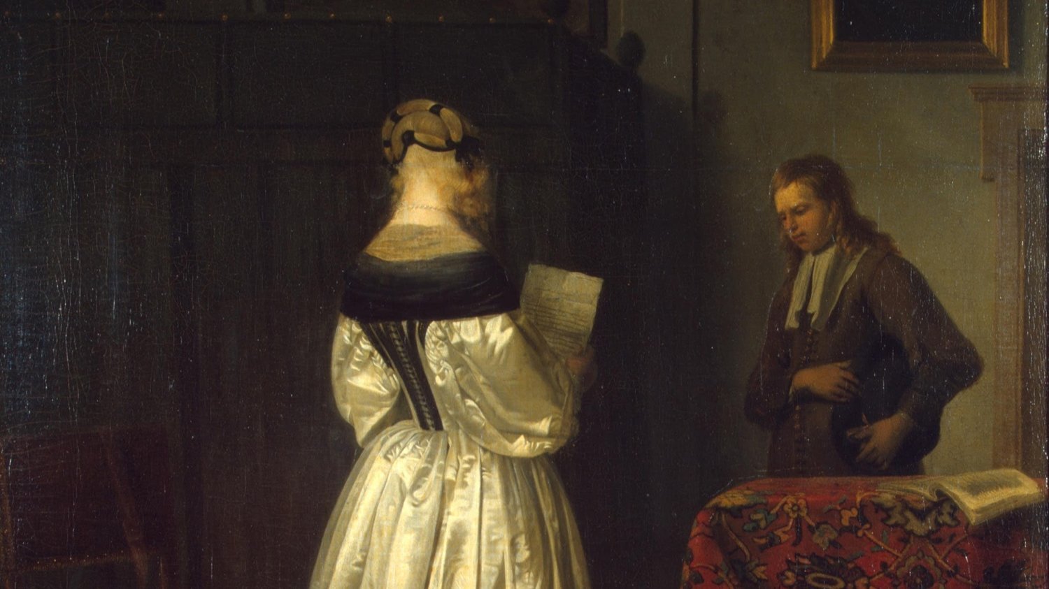 Gerard ter Borch, The Letter, c. 1650. Hermitage, St Petersburg.