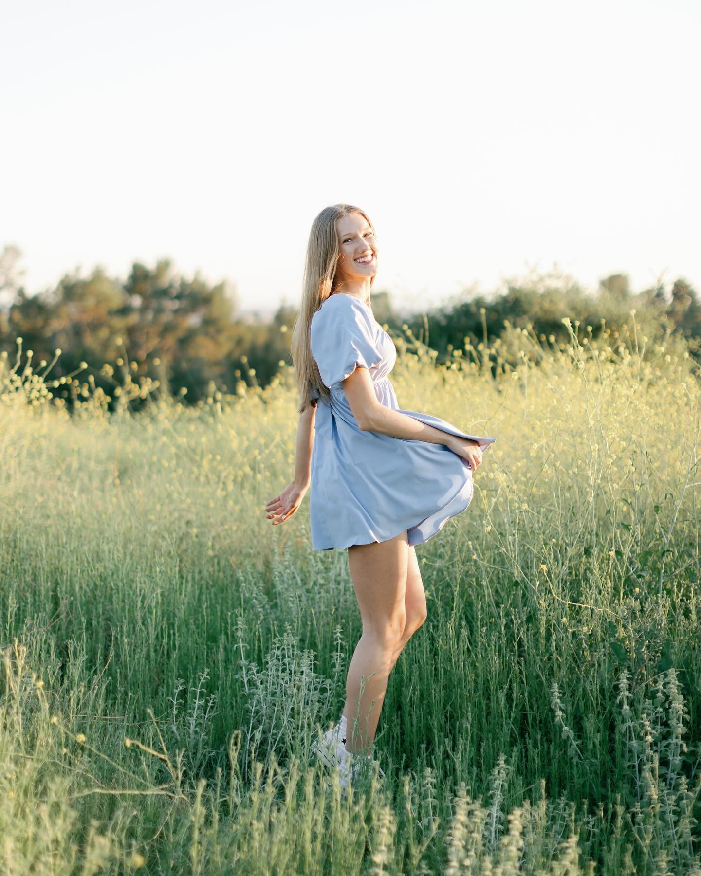 Had the sweetest time dancing and playing around in the wildflowers with these gorgeous gals!  Some quick favorites of Abby Maddy and Sam from their group senior session