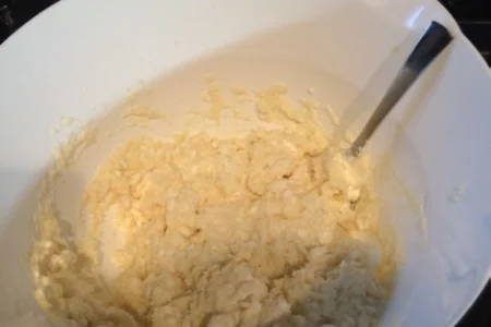 Cheese mixture - ricotta, Parmesan, mozzarella, and cottage cheese (plus one egg)