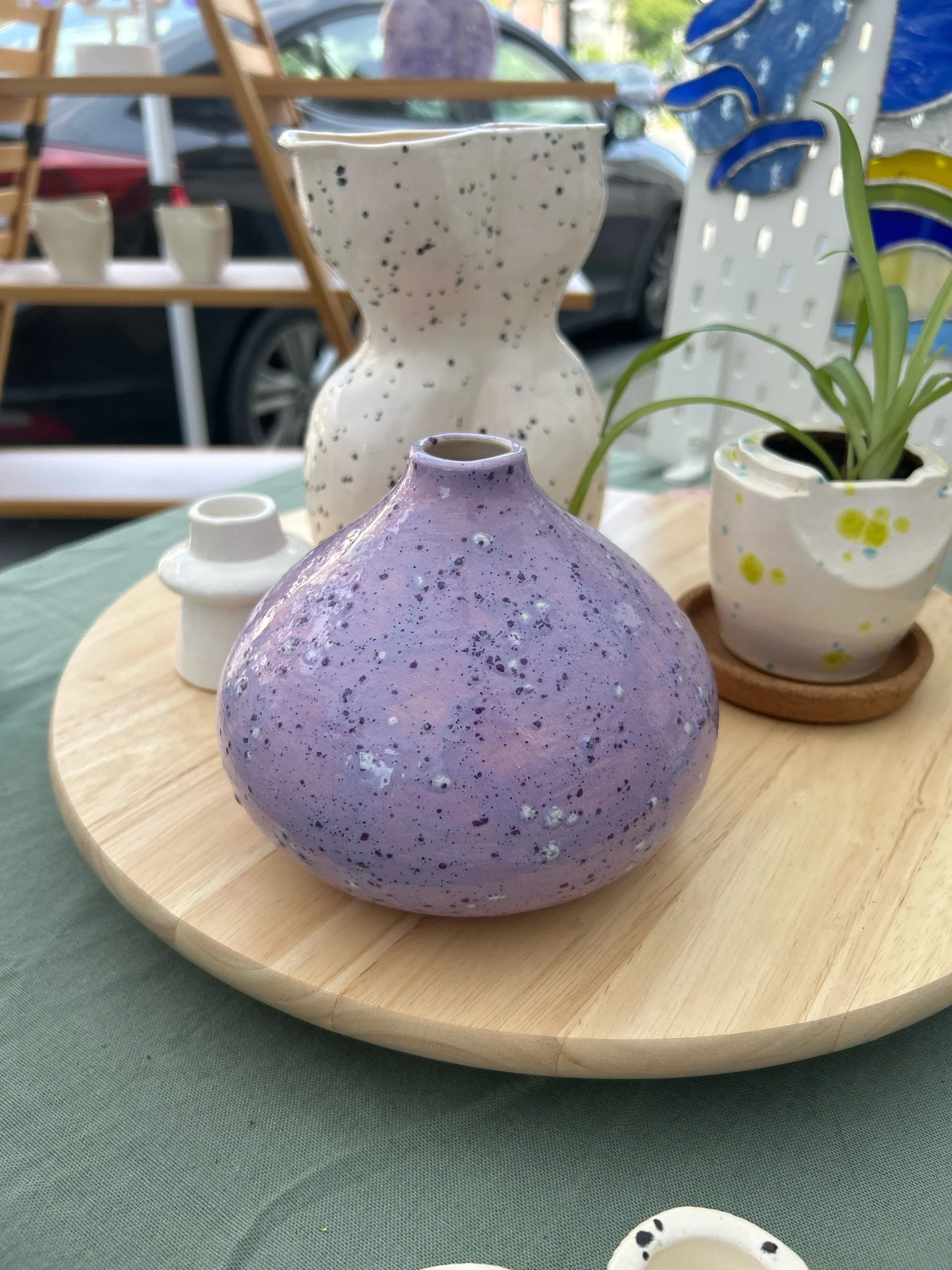 Round Single-Stem Vase