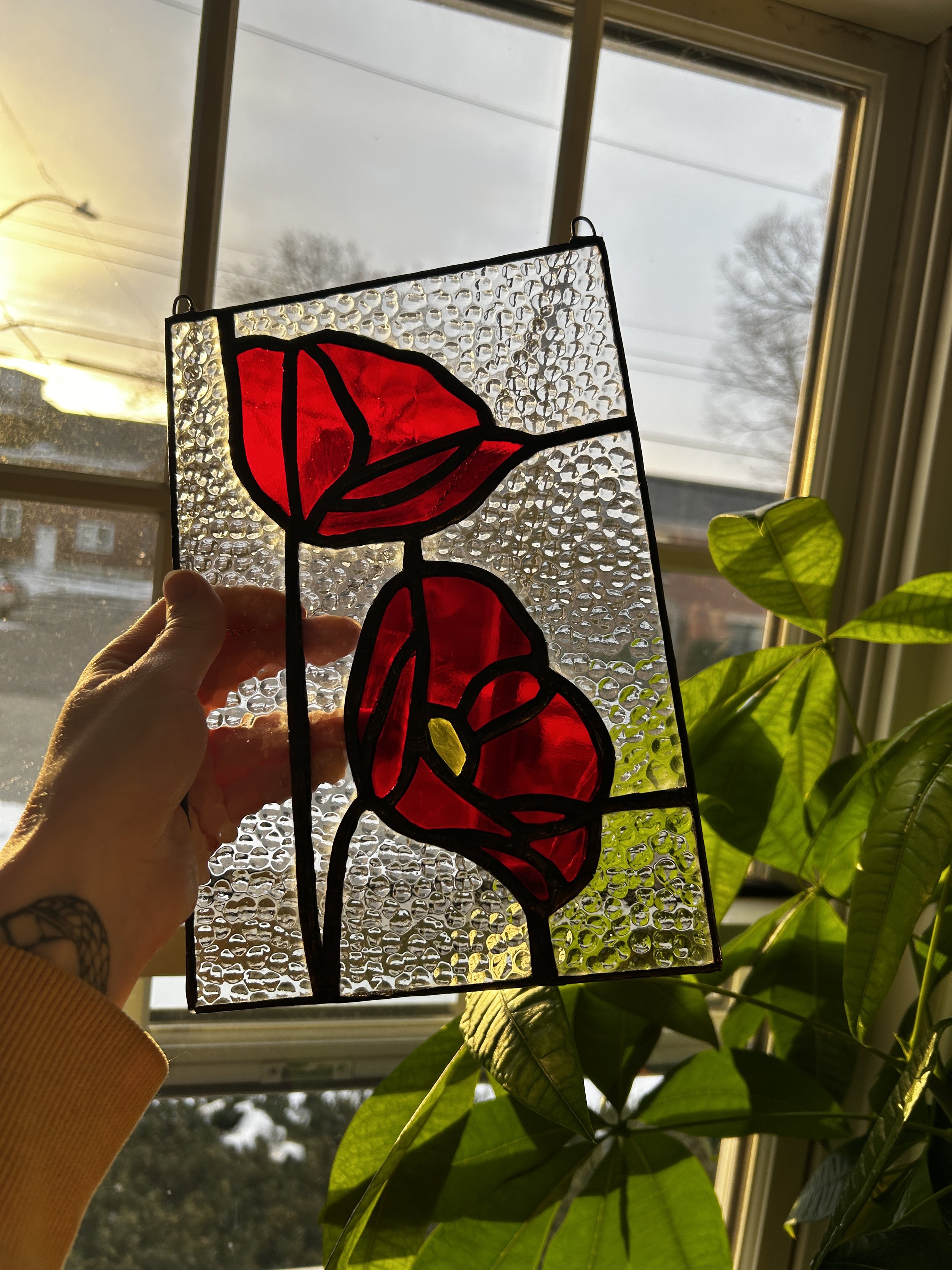 Poppy Suncatcher