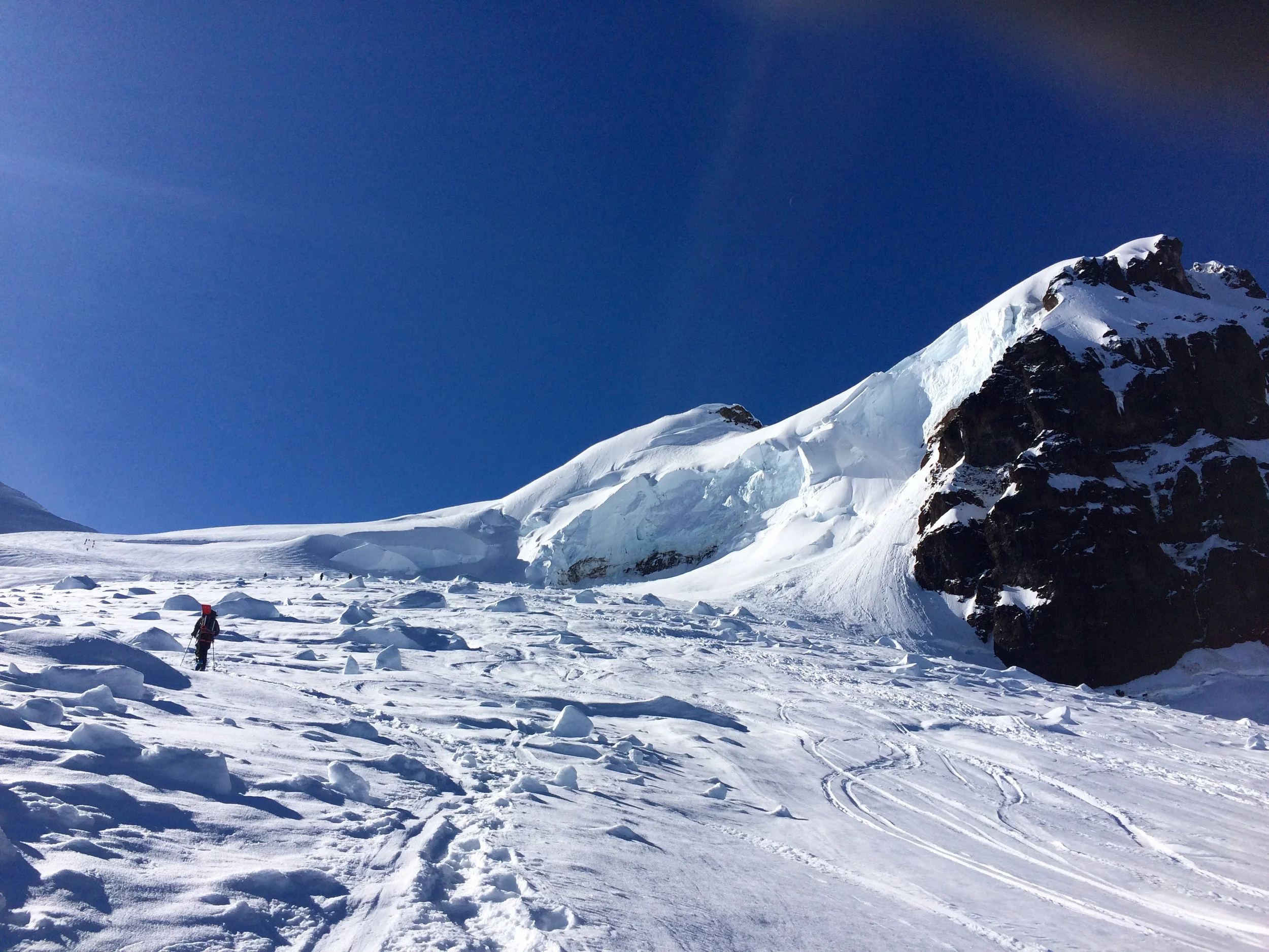 Going up on the second day. 
