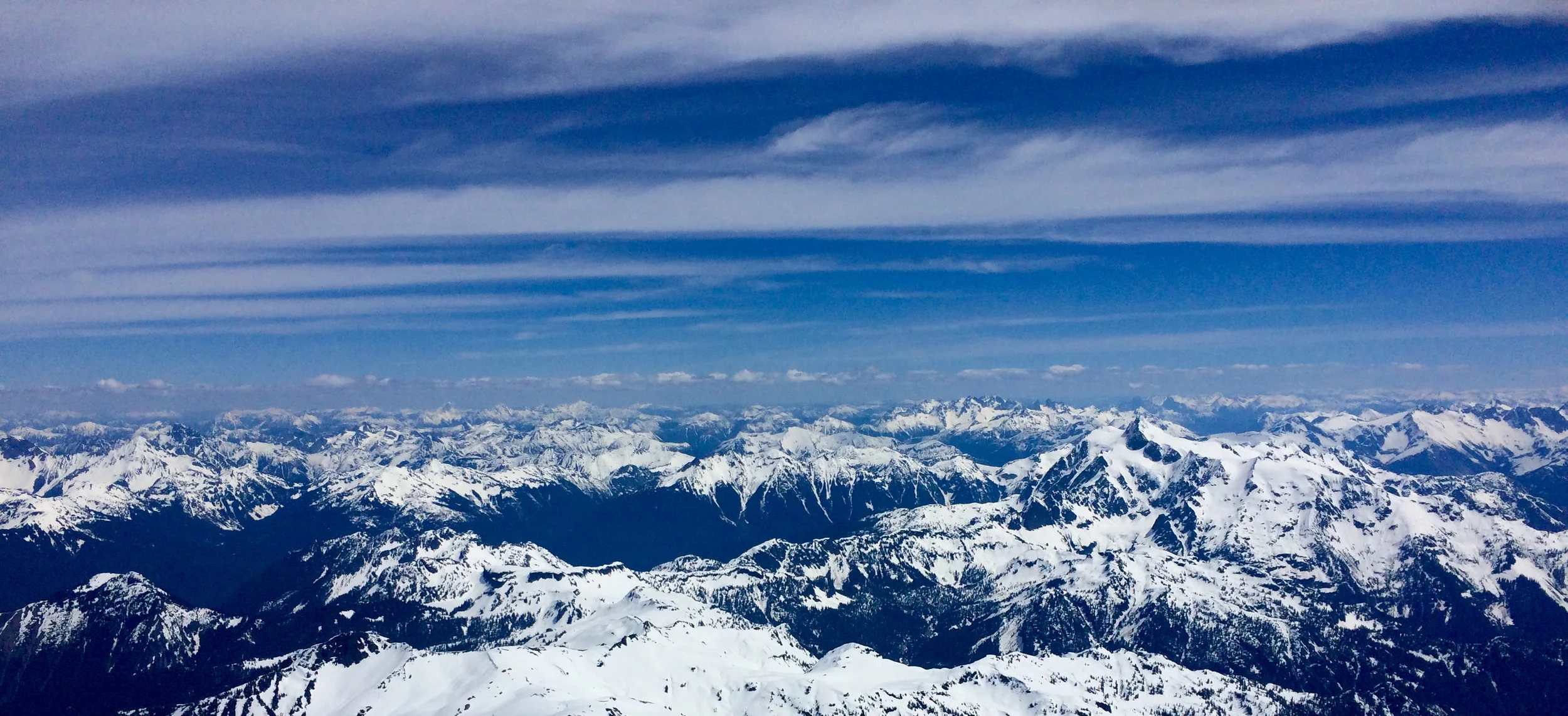 Another view from the peak - it really shows you how much higher Mt. Baker is than the surrounding mountains. 