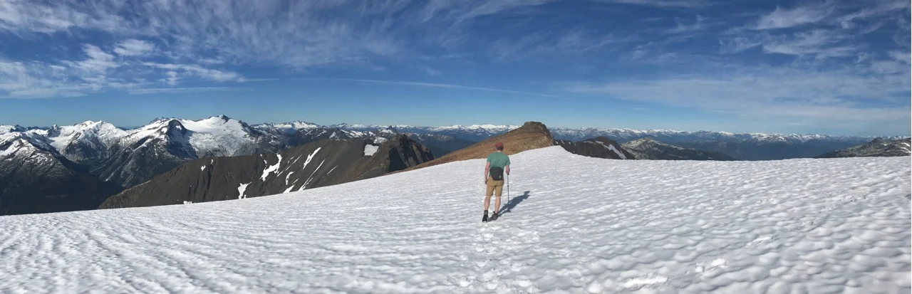 Ty on the descent. 