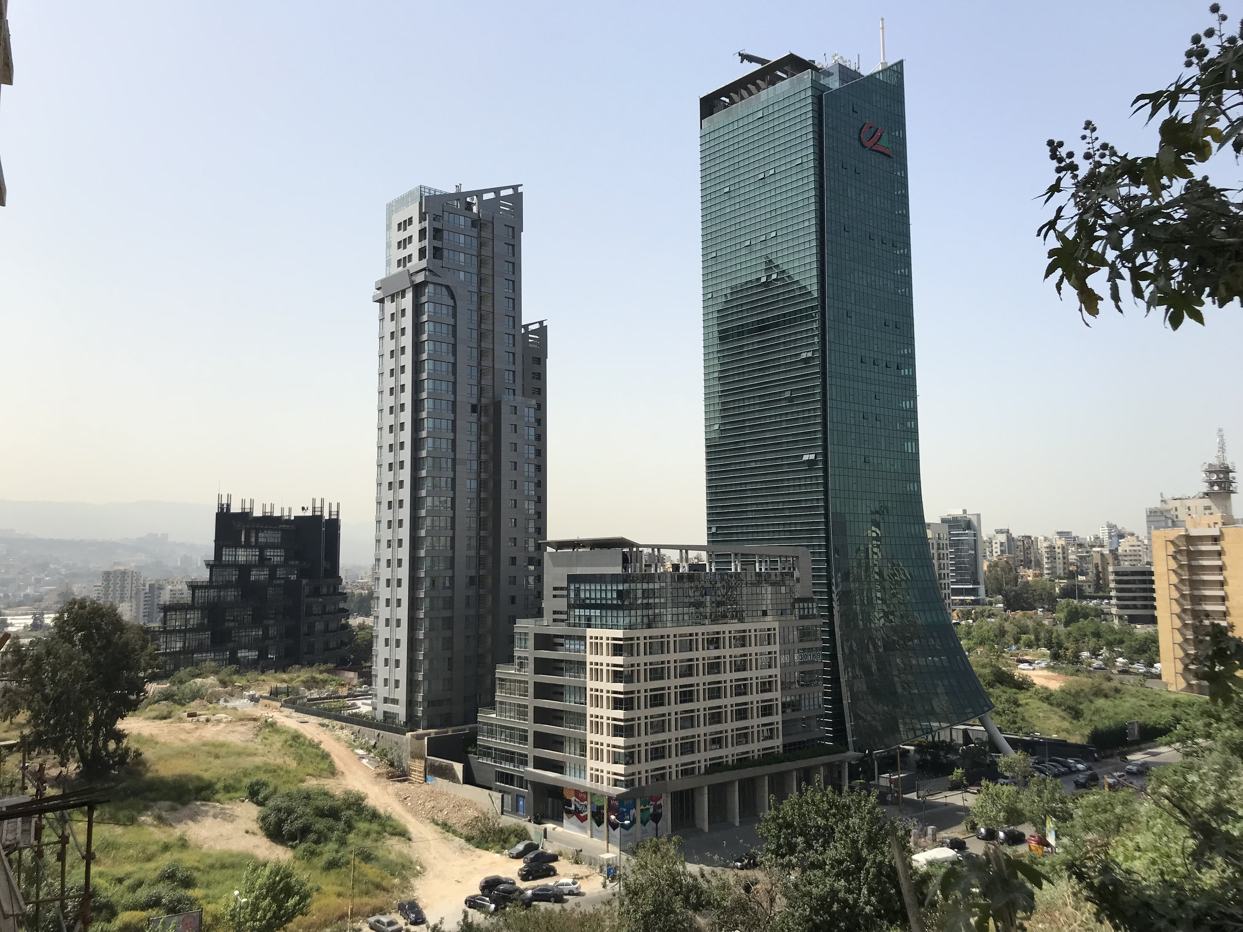 Buildings in Beirut. The whole city felt like an amazing combination of old and new.