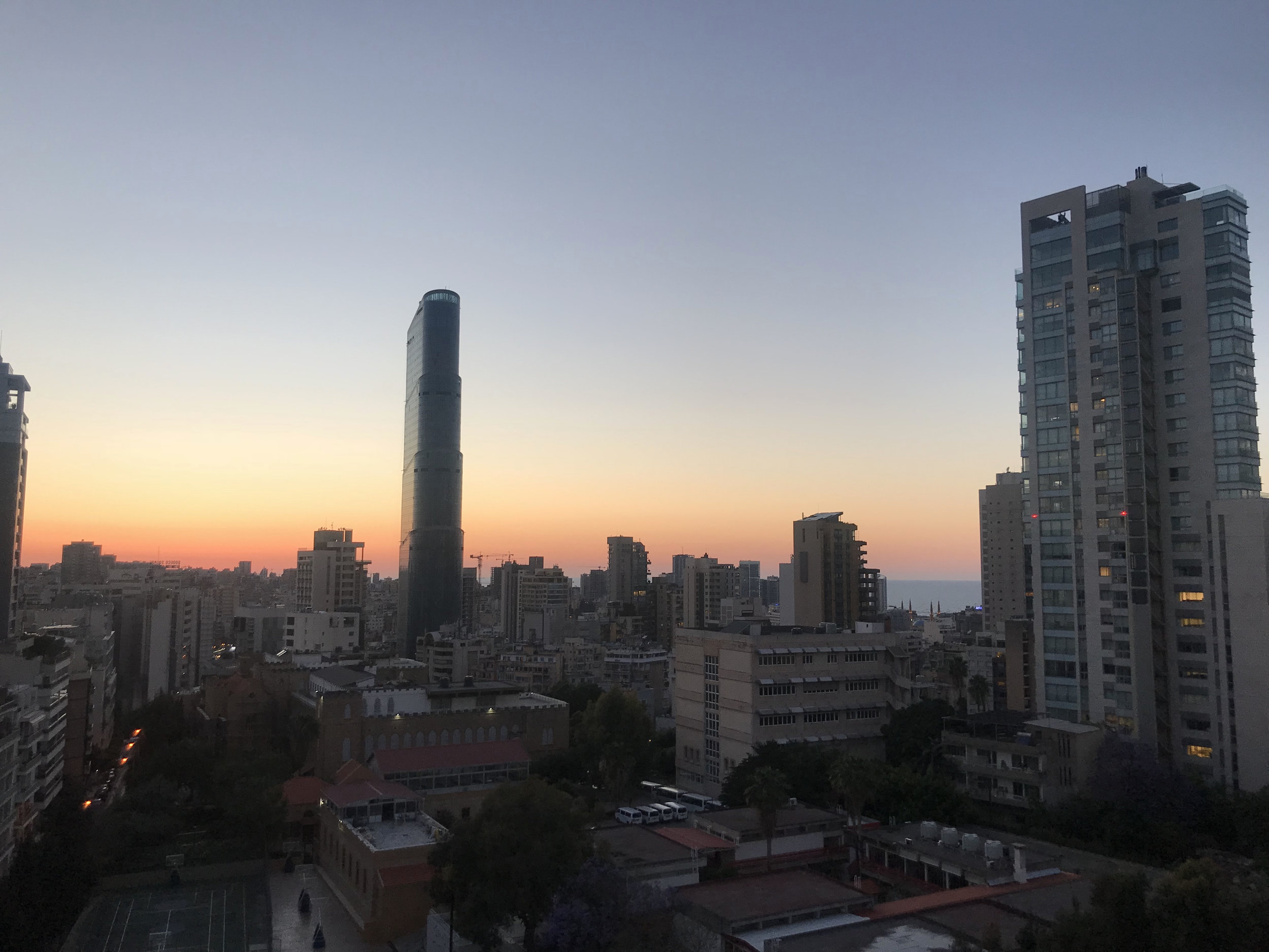 Beirut sunset