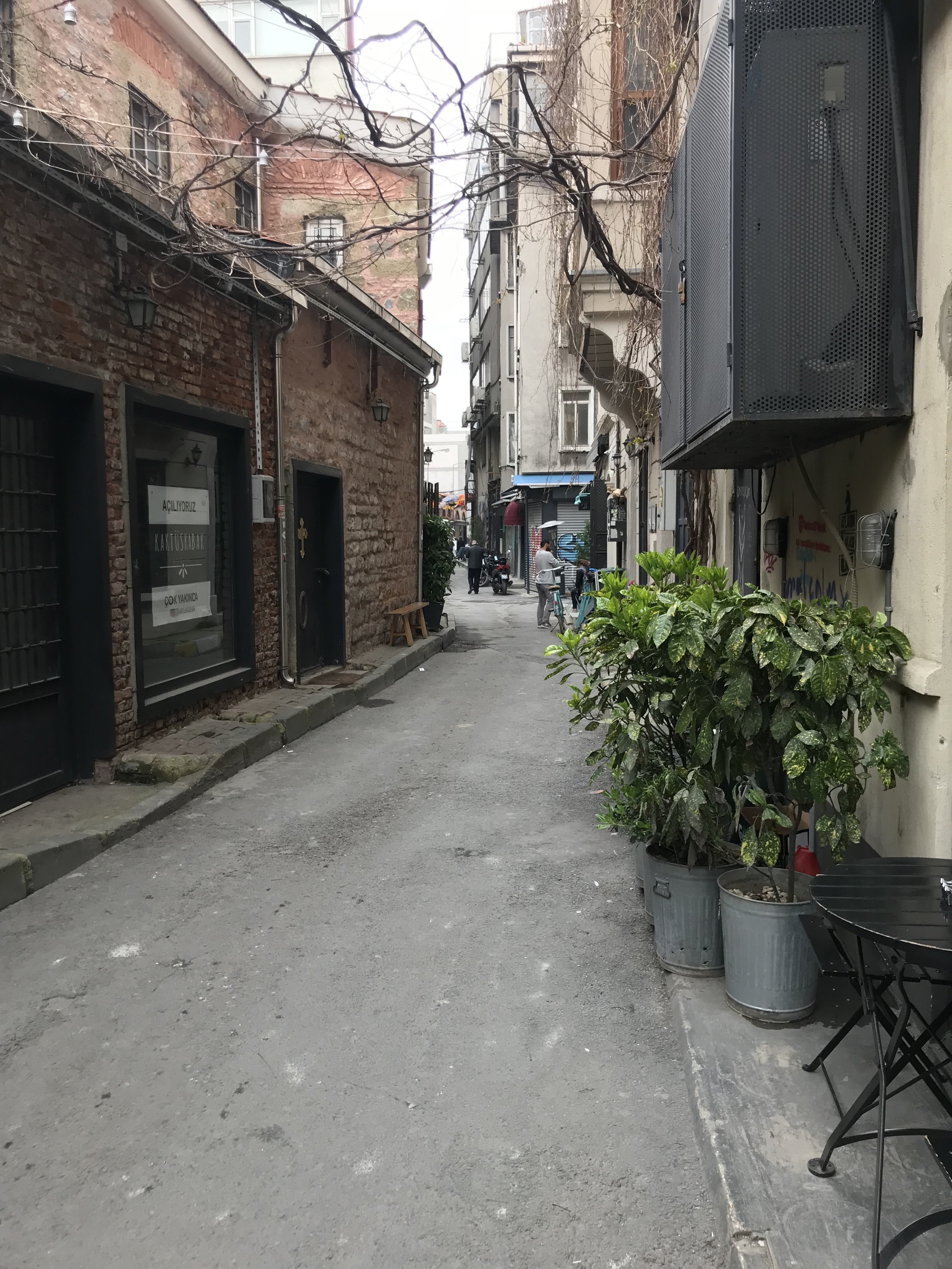 A neat little street near the place we stayed in Istanbul