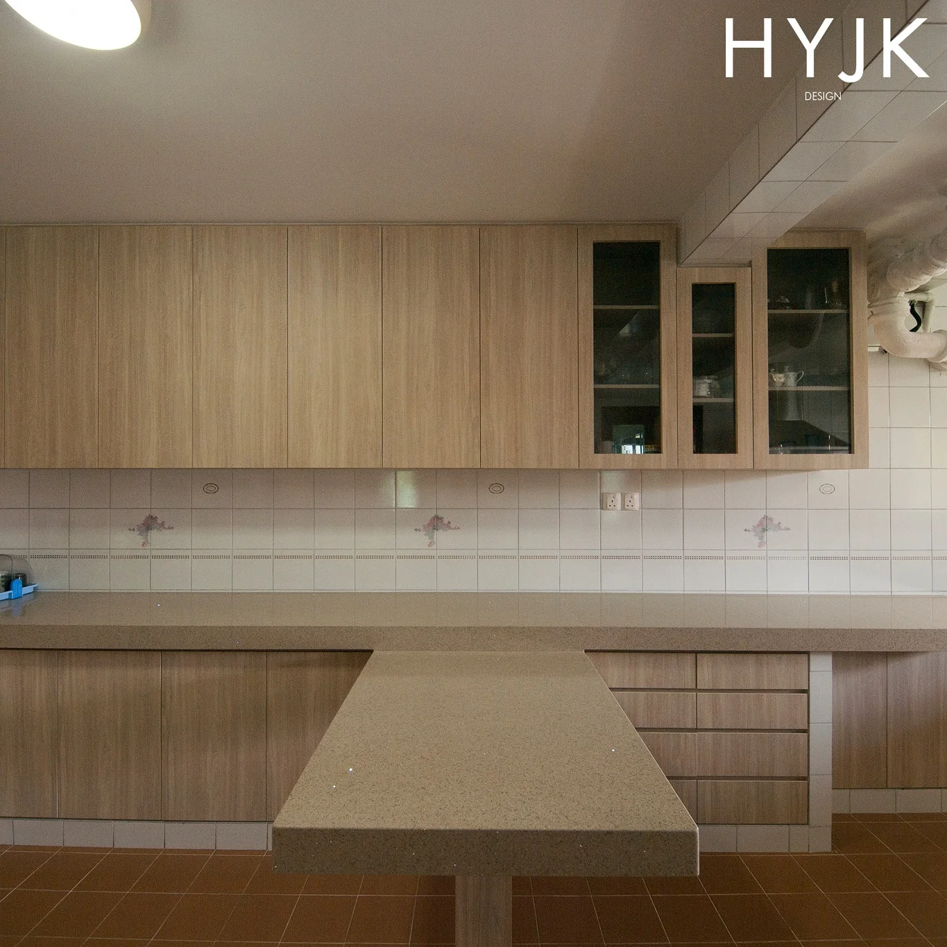 Kitchen with a small dining nook for quick meals.