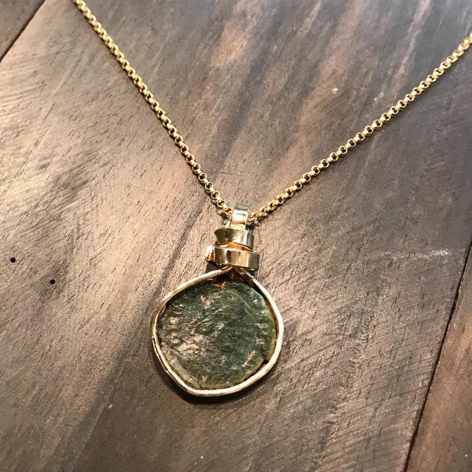 Highstreet Jewellery Ancient Roman Coin 