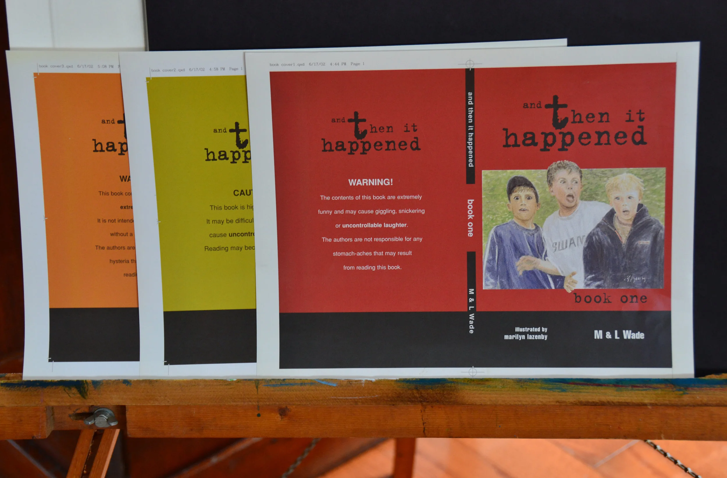 and Then it happened book covers