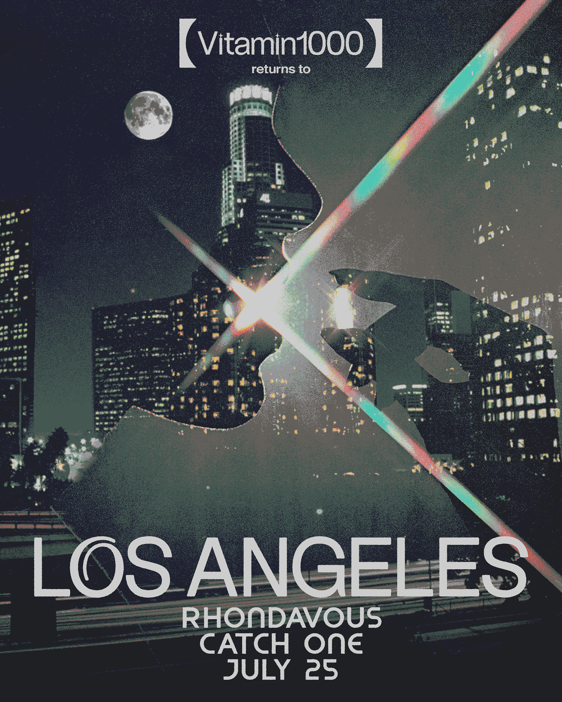Poster Design for Vitamin1000 / Los Angeles (2025)