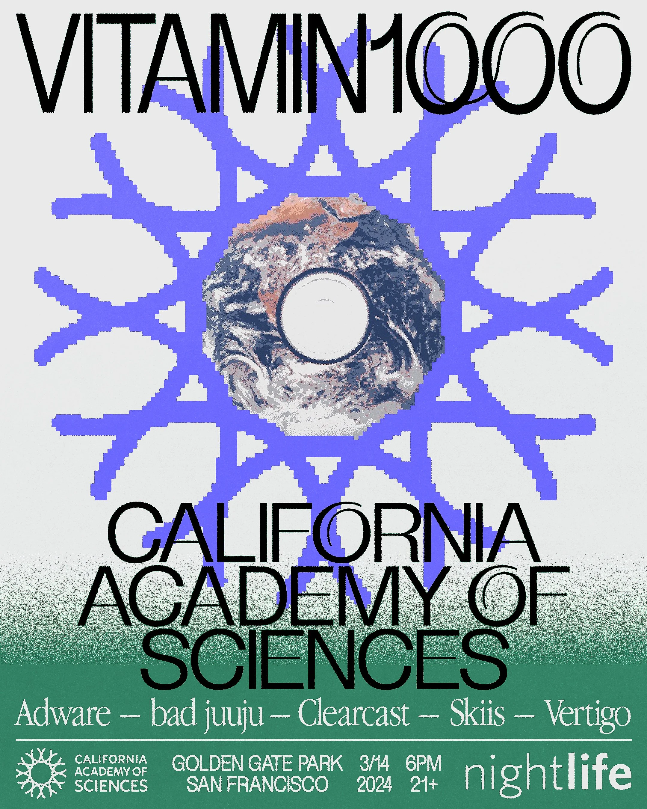 Poster for the California Academy of Sciences (2024)
