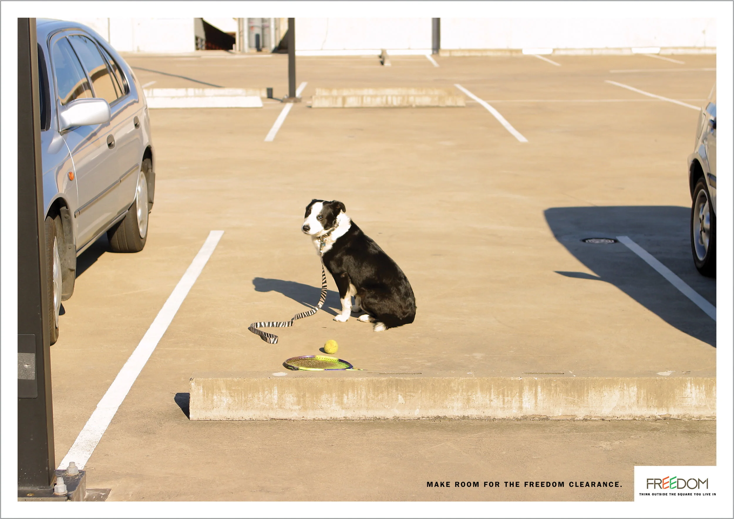  A proactive campaign for Freedom's annual clearance sale. 