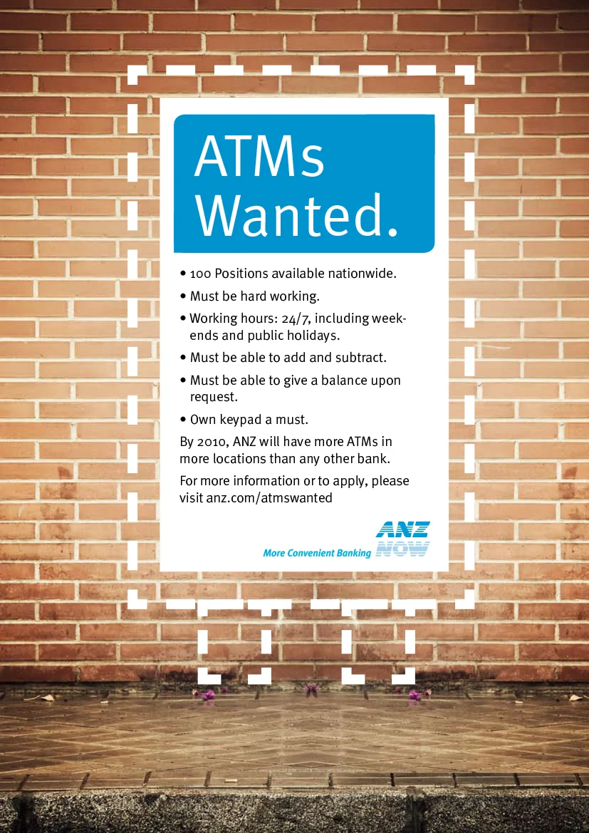  Ambient 'wanted' posters around the city. 