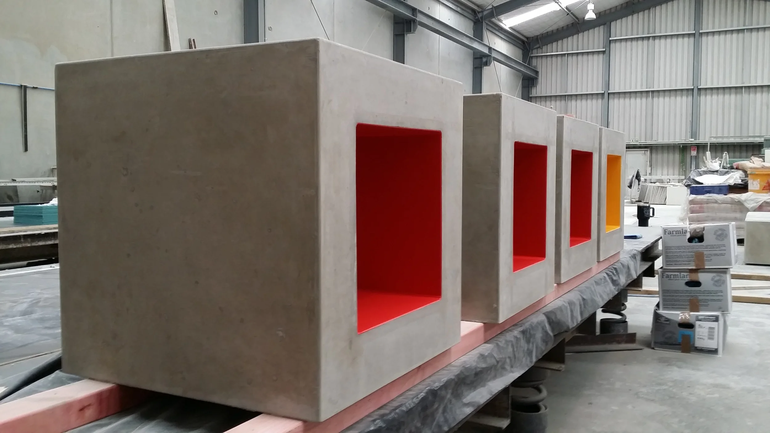 Captain Springs: Precast taking shape 