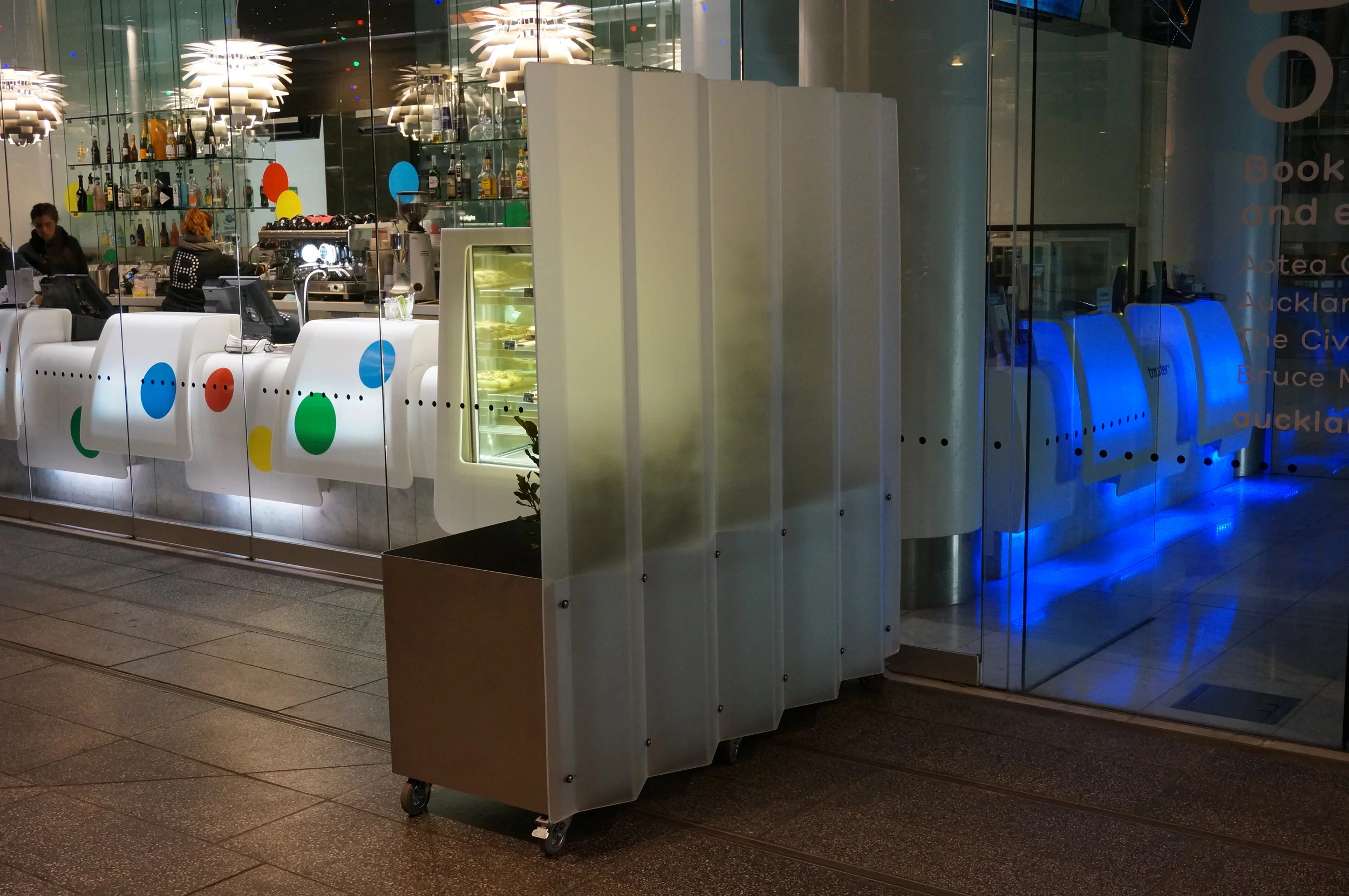 Aotea Square: BOX Cafe Planters