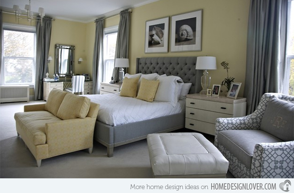 10 Grey Yellow Bedroom Ideas Stuart Graham Fabrics - Yellow And Grey Home Decor