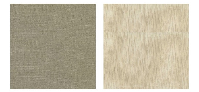 Boucle Hemp from Simplicity (upholstery) and Desert Breeze from Atmosphere ( curtaining)