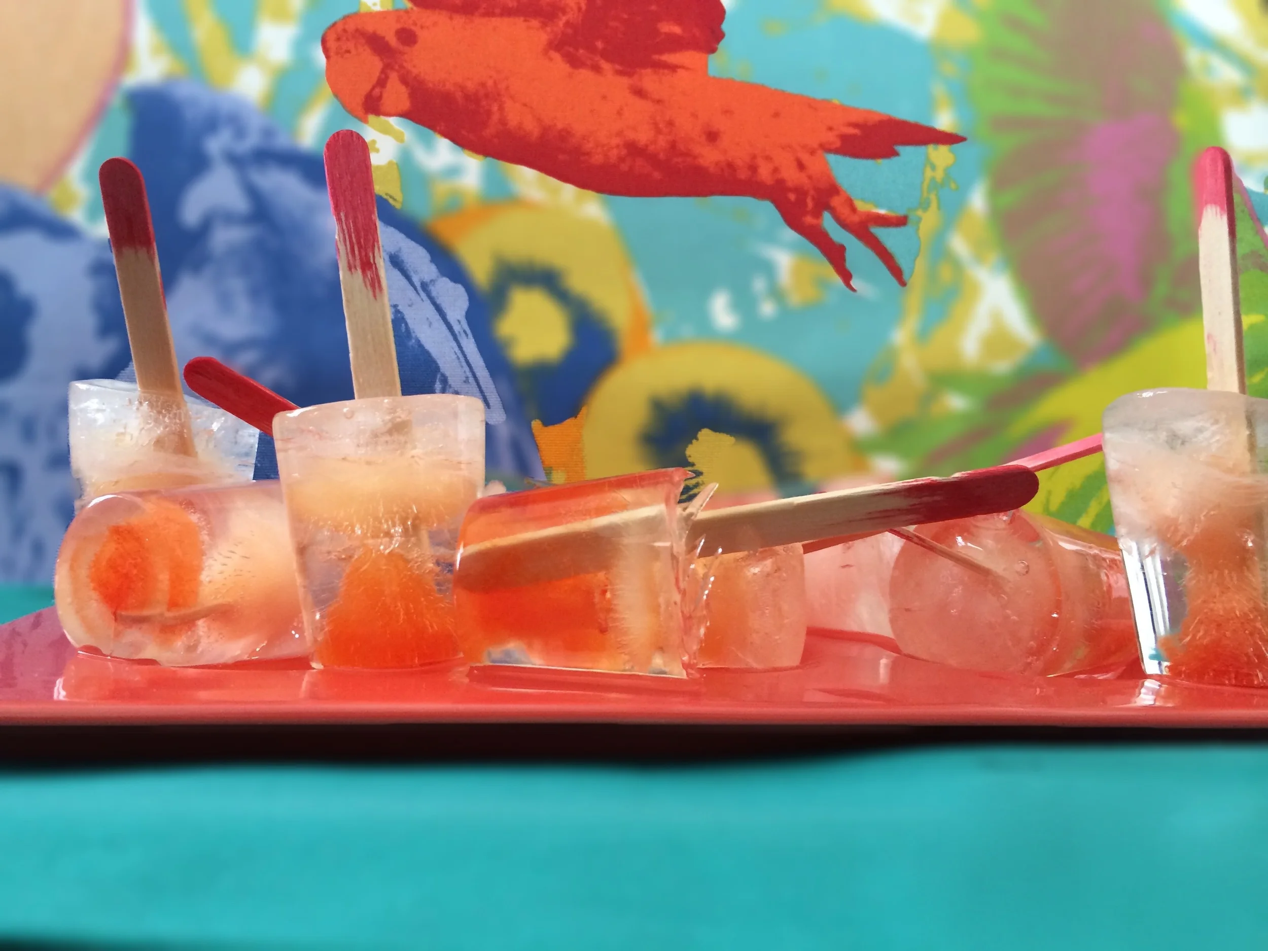 FROZEN VODKA SHANDY POPS!