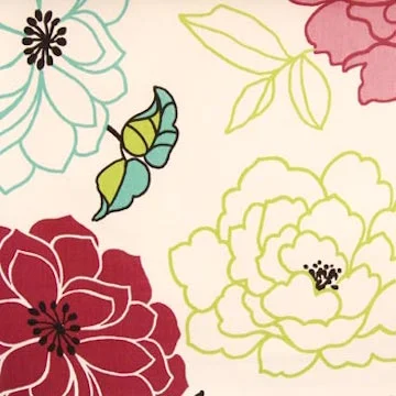 CHINTZ | A plain-weave, closely-woven cotton, either printed or dyed, with a glazed surface that increases the fabric's soil resistance.