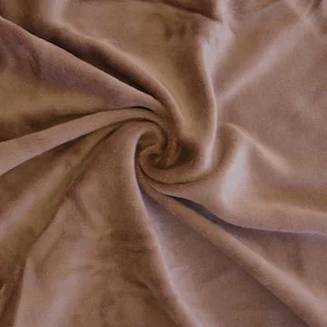 VELOUR | A cut warp-pile fabric of cotton or wool, with higher, less dense pile than velvet.