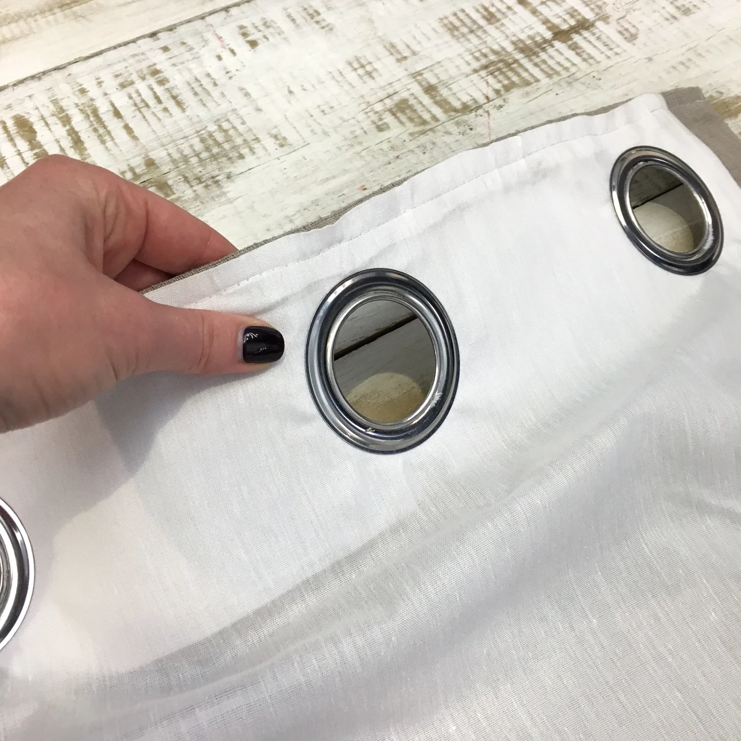 HOW TO ADD BLACKOUT LINING TO YOUR EXISTING READYMADE EYELET CURTAINS