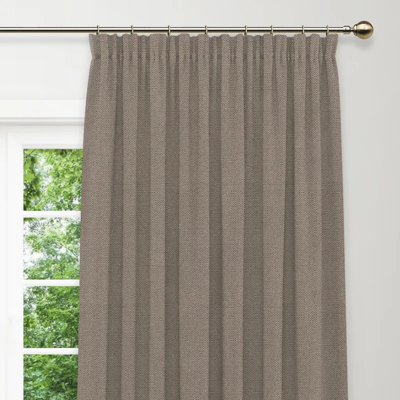 BASKETWEAVE TAPED CURTAIN