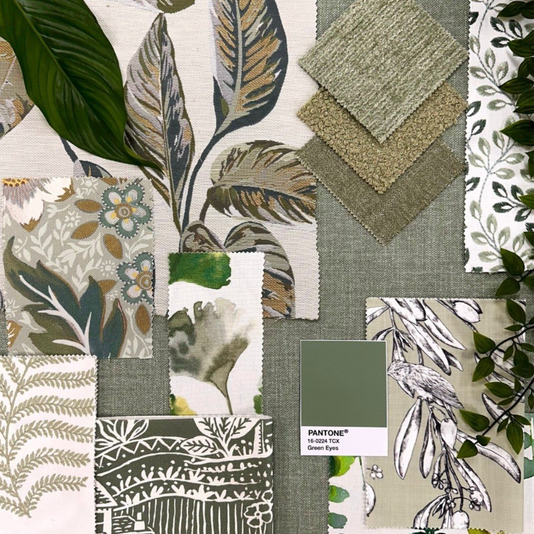 Add a dose of winter greens into your home with this uplifting moodboard of verdant designs. Whether you prefer lighter, whimsical prints or vibrant tropical-inspired jacquards, there are a number of ways you can bring the outdoors in with fabrics th