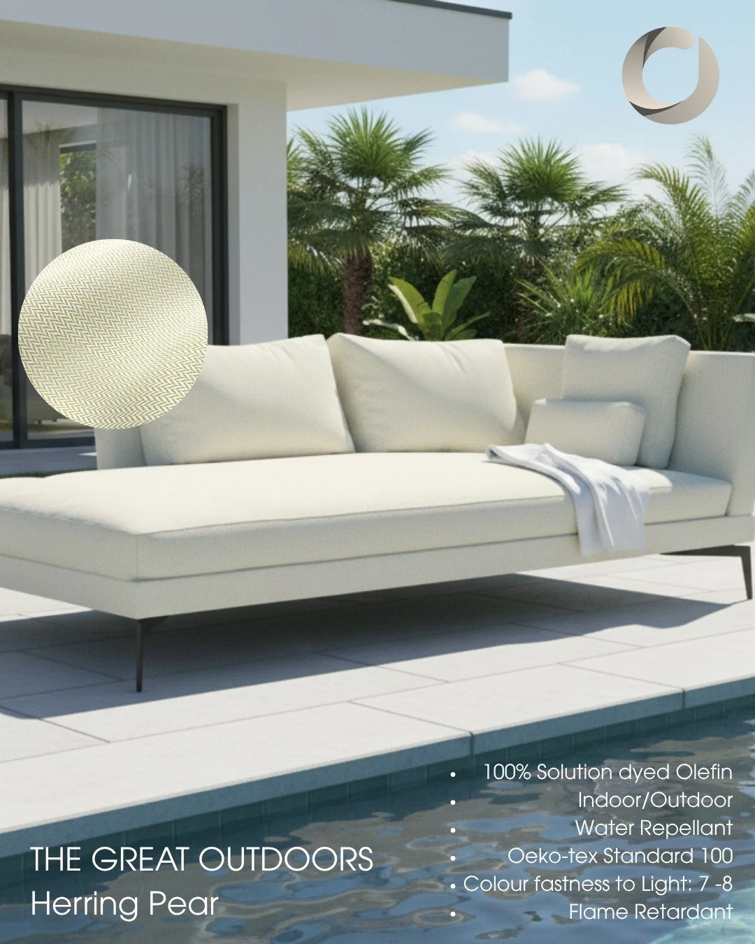 Inspired by South Africa&rsquo;s outdoor lifestyle, our Great Outdoors collection brings indoor elegance to the open air.
Think stripes, plains, geometrics, and textured weaves&mdash;crafted for style and durability.
✔ UV resistant
✔ Water &amp; stai