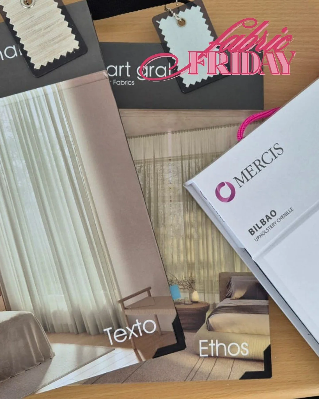 Fabric Friday feels ✨

We&rsquo;re beyond excited to share a sneak peek of the gorgeous new collections launching next week.

👀 Trust us &mdash; you won&rsquo;t want to miss this. Watch this space!
#sneakpeak #comingsoon #curtainingtrend #drapery #c