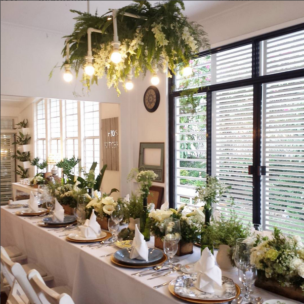 As part of the our wedding package, elegant table flowers are included according to your color preference. Ceiling works and other decors is by the client. We have an in house stylist which we can provide in case you want to add more decors and other floral arrangements.