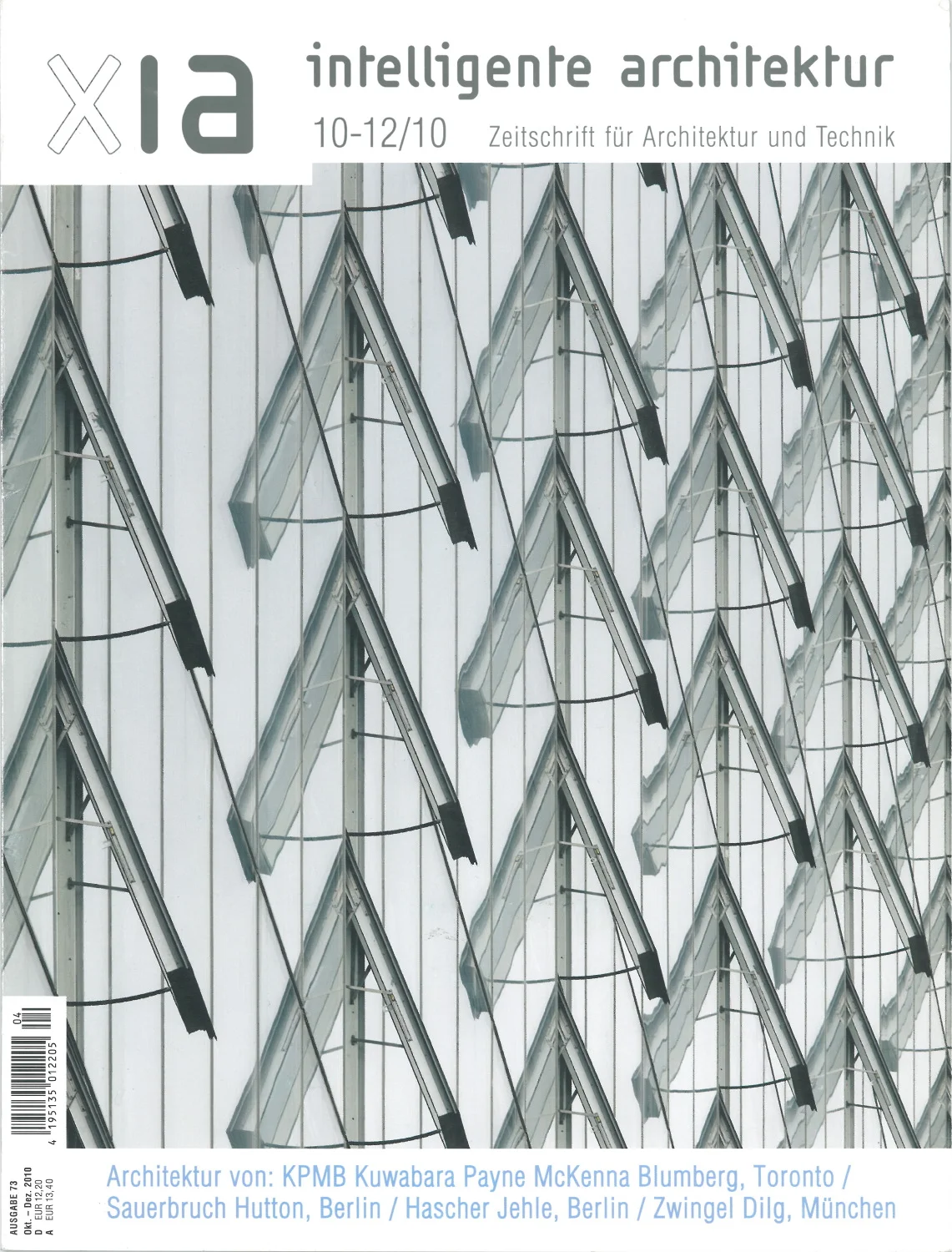 xia - intelligente architektur, Verlagsanstalt Alexander Koch GmbH, Ausgabe 73, Okt. - Dez. 2010, Zweifamilienhaus München-Moosach