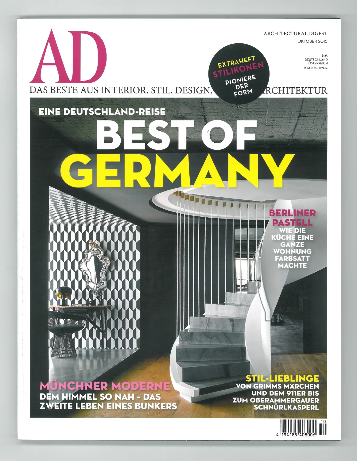 BEST OF GERMANY- AD, DE/AT, Okt. 2015 - Projekt Bunker "München-Schwabing"