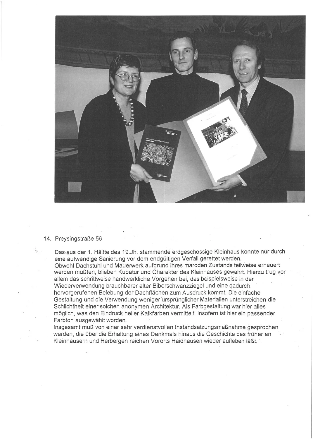 Fassadenpreis 2000 - LHM  Preysing