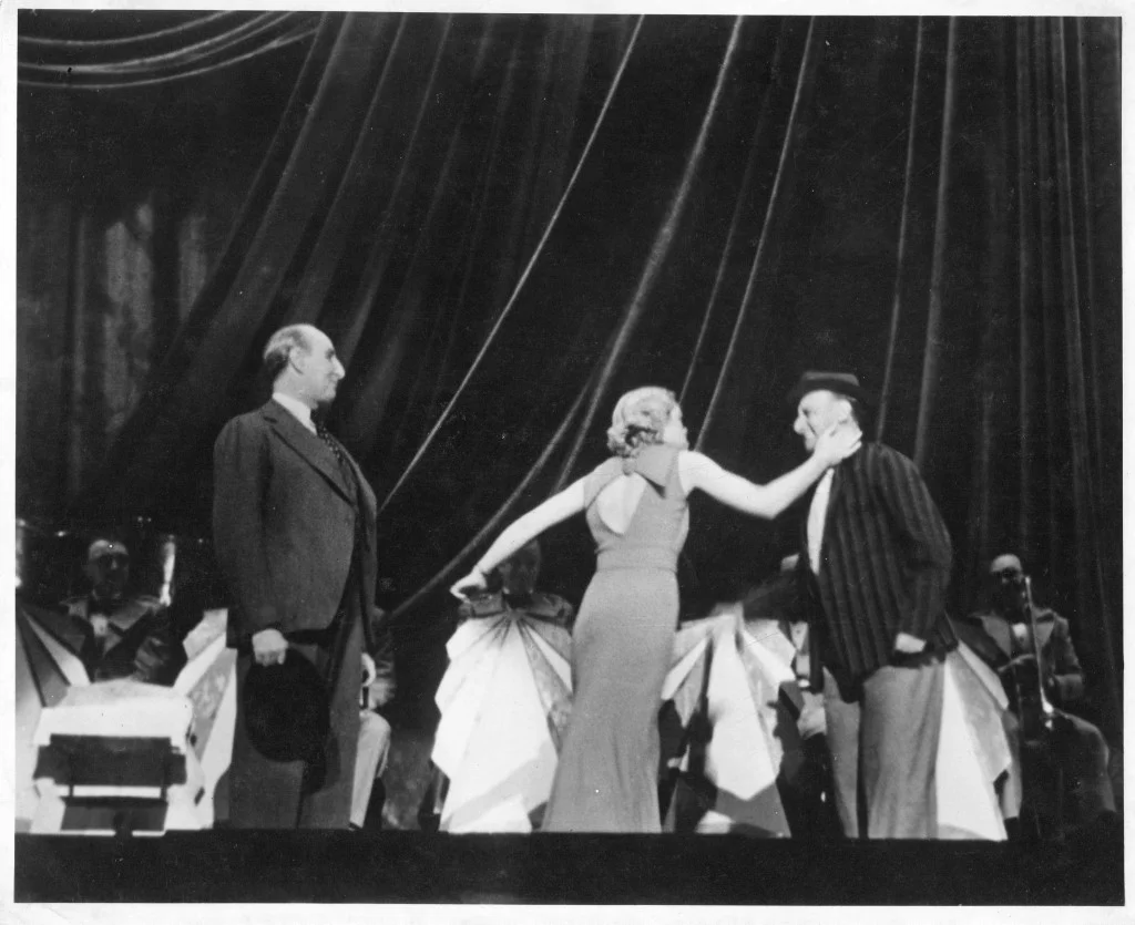 Dave and Joe O’Gorman with Mary Bland (Mary Bland and Kelly), Cine Variety 1937
