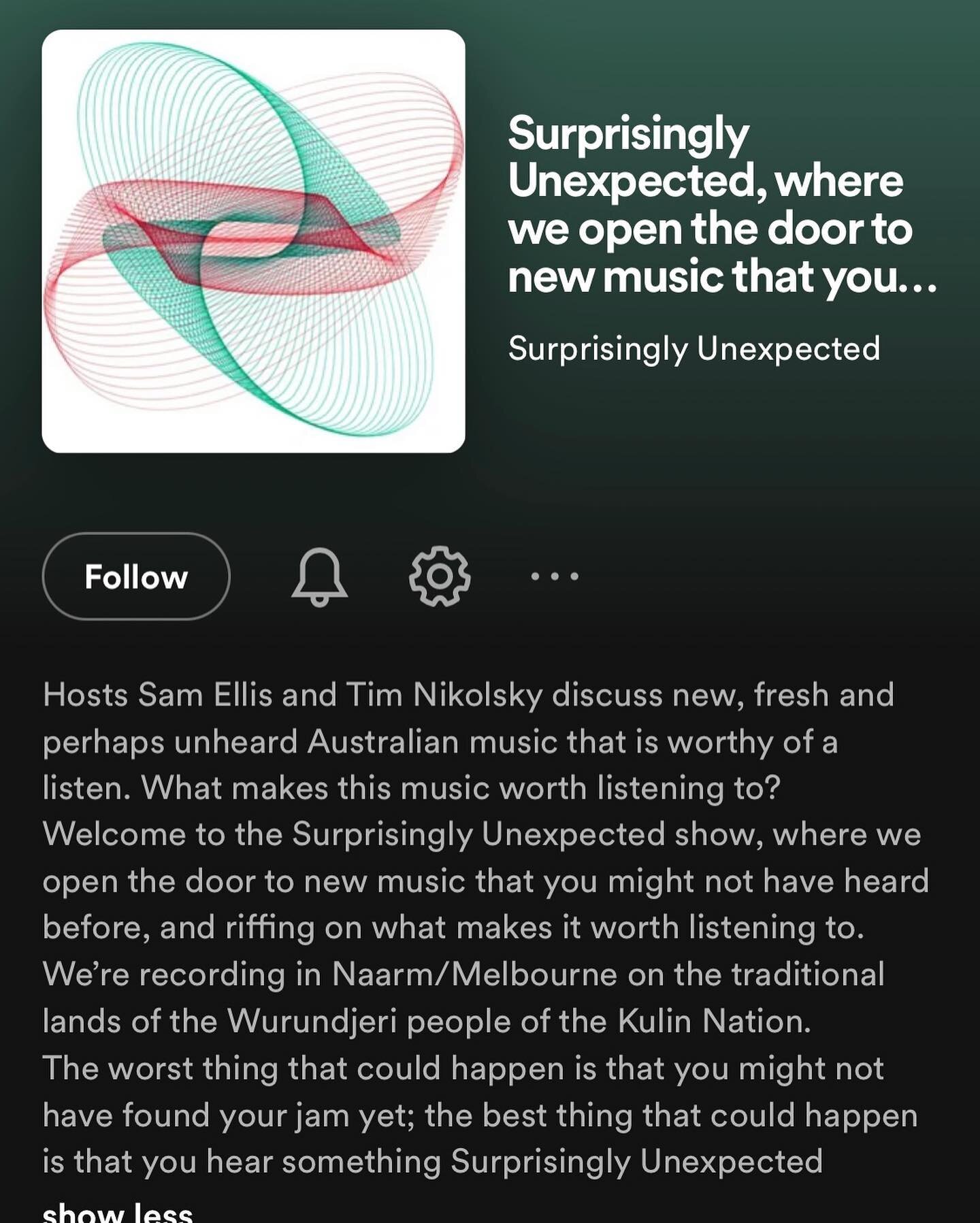 My song &ldquo;Turning Around&rdquo; has been featured in &ldquo;Surprisingly Unexpected&rdquo; a podcast that discusses new and fresh Australian music. Other artists reviewed on the podcast are Jen Cloher, Lisa Mitchell and Gabriella Cohen, a pretty
