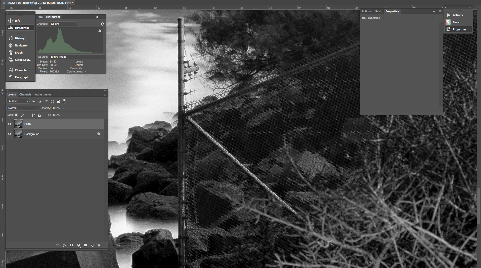 With the SRDx correction image detail can get lost, however image sharpness remains the same.