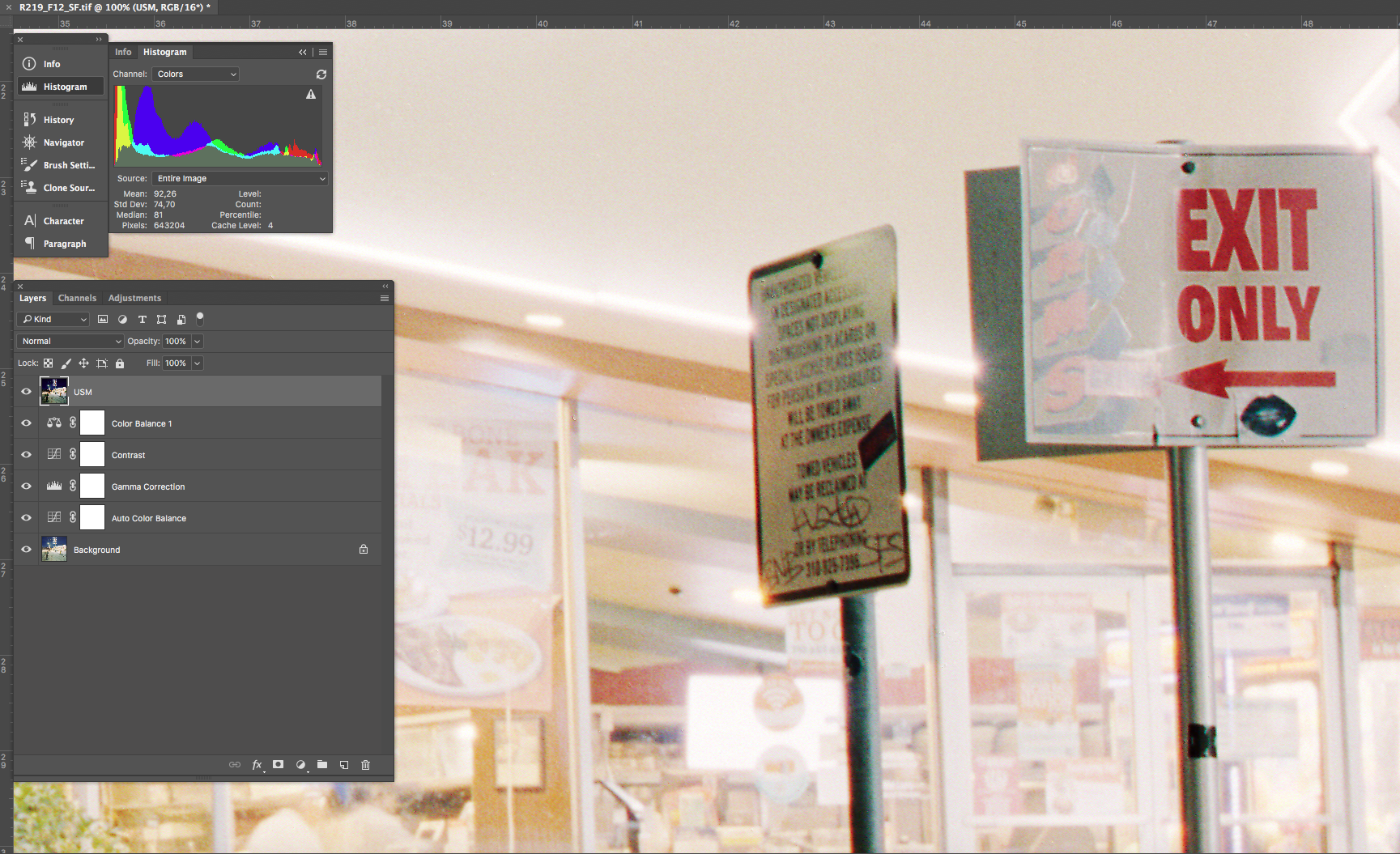 100% view to check for good detail rendering