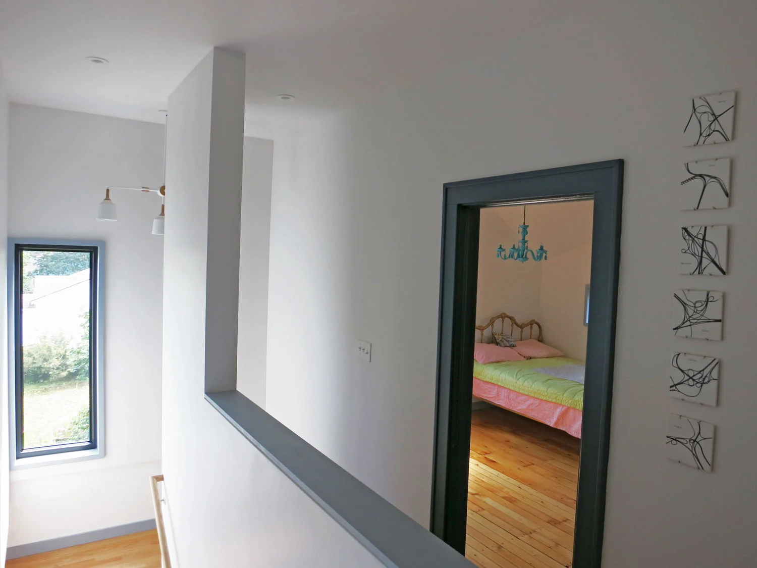 Stairwell and Upstairs hallway